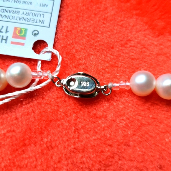 925 sterling silver 100% Freshwater pearls Natural - Picture 2 of 16